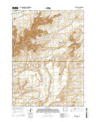Fort Ridge Wyoming Current topographic map, 1:24000 scale, 7.5 X 7.5 Minute, Year 2015