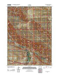 Fort Steele Wyoming Historical topographic map, 1:24000 scale, 7.5 X 7.5 Minute, Year 2012