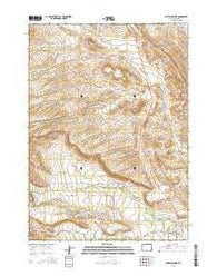 Fort Washakie Wyoming Current topographic map, 1:24000 scale, 7.5 X 7.5 Minute, Year 2015
