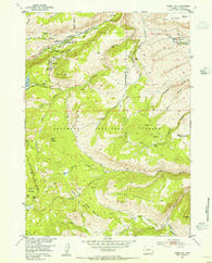 Fossil Hill Wyoming Historical topographic map, 1:24000 scale, 7.5 X 7.5 Minute, Year 1953