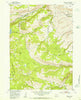 Fossil Hill Wyoming Historical topographic map, 1:24000 scale, 7.5 X 7.5 Minute, Year 1953