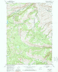 Fossil Hill Wyoming Historical topographic map, 1:24000 scale, 7.5 X 7.5 Minute, Year 1953