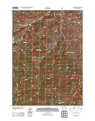 Fossil Hill Wyoming Historical topographic map, 1:24000 scale, 7.5 X 7.5 Minute, Year 2012