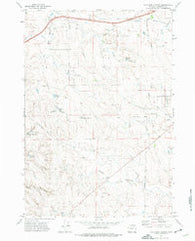 Four Bar J Ranch Wyoming Historical topographic map, 1:24000 scale, 7.5 X 7.5 Minute, Year 1971