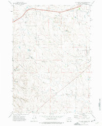 Four Bar J Ranch Wyoming Historical topographic map, 1:24000 scale, 7.5 X 7.5 Minute, Year 1971