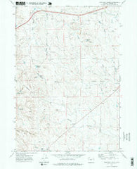 Four Bar J Ranch Wyoming Historical topographic map, 1:24000 scale, 7.5 X 7.5 Minute, Year 1971
