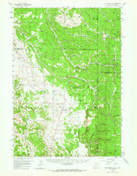 Four Corners Wyoming Historical topographic map, 1:62500 scale, 15 X 15 Minute, Year 1958