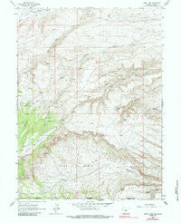 Four J Rim Wyoming Historical topographic map, 1:24000 scale, 7.5 X 7.5 Minute, Year 1963