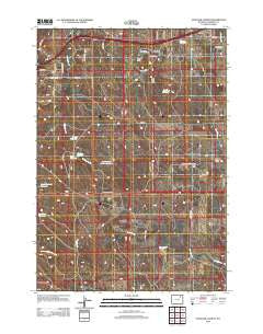 Four Bar J Ranch Wyoming Historical topographic map, 1:24000 scale, 7.5 X 7.5 Minute, Year 2012