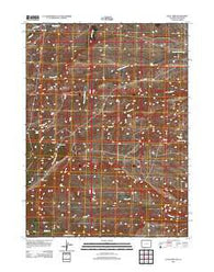 Four J Rim Wyoming Historical topographic map, 1:24000 scale, 7.5 X 7.5 Minute, Year 2012