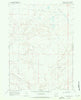 Fourmile Knoll Wyoming Historical topographic map, 1:24000 scale, 7.5 X 7.5 Minute, Year 1968