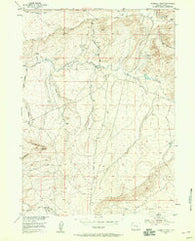 Fourmile Point Wyoming Historical topographic map, 1:24000 scale, 7.5 X 7.5 Minute, Year 1953