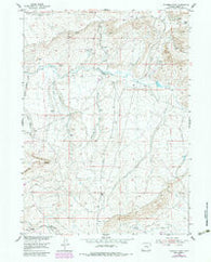 Fourmile Point Wyoming Historical topographic map, 1:24000 scale, 7.5 X 7.5 Minute, Year 1953