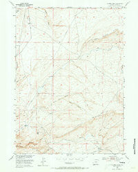 Fourmile Ridge Wyoming Historical topographic map, 1:24000 scale, 7.5 X 7.5 Minute, Year 1953