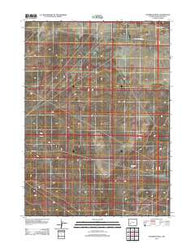 Fourmile Knoll Wyoming Historical topographic map, 1:24000 scale, 7.5 X 7.5 Minute, Year 2012