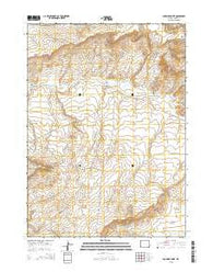 Fourmile Point Wyoming Current topographic map, 1:24000 scale, 7.5 X 7.5 Minute, Year 2015