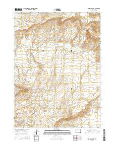 Fourmile Point Wyoming Current topographic map, 1:24000 scale, 7.5 X 7.5 Minute, Year 2015