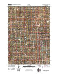 Fourmile Reservoir Wyoming Historical topographic map, 1:24000 scale, 7.5 X 7.5 Minute, Year 2012