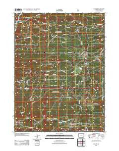 Foxpark Wyoming Historical topographic map, 1:24000 scale, 7.5 X 7.5 Minute, Year 2012