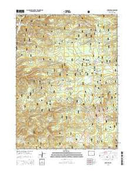 Foxpark Wyoming Current topographic map, 1:24000 scale, 7.5 X 7.5 Minute, Year 2015
