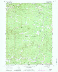 Foxpark Wyoming Historical topographic map, 1:24000 scale, 7.5 X 7.5 Minute, Year 1961