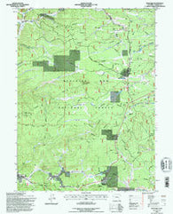 Foxpark Wyoming Historical topographic map, 1:24000 scale, 7.5 X 7.5 Minute, Year 1992