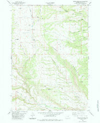 Fraker Mountain Wyoming Historical topographic map, 1:24000 scale, 7.5 X 7.5 Minute, Year 1984