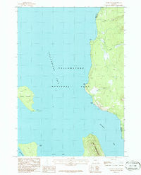 Frank Island Wyoming Historical topographic map, 1:24000 scale, 7.5 X 7.5 Minute, Year 1986