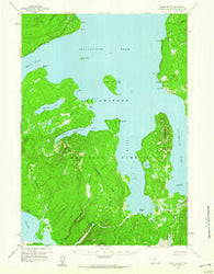 Frank Island Wyoming Historical topographic map, 1:62500 scale, 15 X 15 Minute, Year 1959