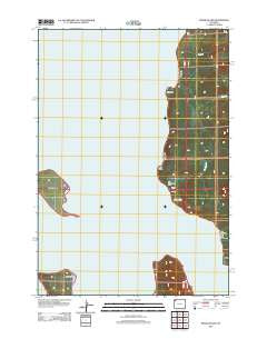 Frank Island Wyoming Historical topographic map, 1:24000 scale, 7.5 X 7.5 Minute, Year 2012