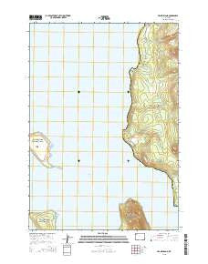 Frank Island Wyoming Current topographic map, 1:24000 scale, 7.5 X 7.5 Minute, Year 2015