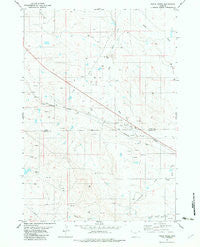 Freda Creek Wyoming Historical topographic map, 1:24000 scale, 7.5 X 7.5 Minute, Year 1982