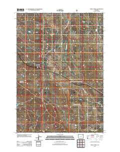 Freda Creek Wyoming Historical topographic map, 1:24000 scale, 7.5 X 7.5 Minute, Year 2012