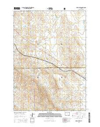 Freda Creek Wyoming Current topographic map, 1:24000 scale, 7.5 X 7.5 Minute, Year 2015