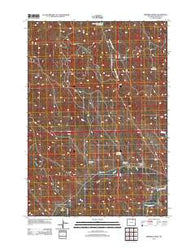 Fredrick Draw Wyoming Historical topographic map, 1:24000 scale, 7.5 X 7.5 Minute, Year 2012