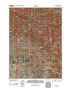 Freeland Wyoming Historical topographic map, 1:24000 scale, 7.5 X 7.5 Minute, Year 2012