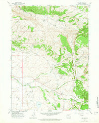 Freeland Wyoming Historical topographic map, 1:24000 scale, 7.5 X 7.5 Minute, Year 1960