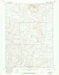 Freighter Gap Wyoming Historical topographic map, 1:62500 scale, 15 X 15 Minute, Year 1958