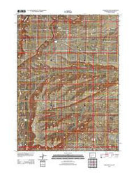 Freighter Gap Wyoming Historical topographic map, 1:24000 scale, 7.5 X 7.5 Minute, Year 2012