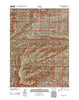 Freighter Gap Wyoming Historical topographic map, 1:24000 scale, 7.5 X 7.5 Minute, Year 2012