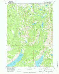 Fremont Lake North Wyoming Historical topographic map, 1:24000 scale, 7.5 X 7.5 Minute, Year 1968