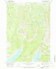 Fremont Lake North Wyoming Historical topographic map, 1:24000 scale, 7.5 X 7.5 Minute, Year 1968