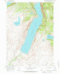 Fremont Lake South Wyoming Historical topographic map, 1:24000 scale, 7.5 X 7.5 Minute, Year 1964