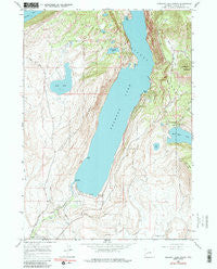 Fremont Lake South Wyoming Historical topographic map, 1:24000 scale, 7.5 X 7.5 Minute, Year 1964