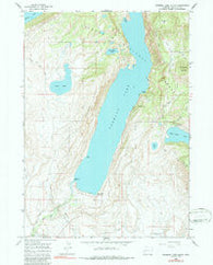 Fremont Lake South Wyoming Historical topographic map, 1:24000 scale, 7.5 X 7.5 Minute, Year 1964