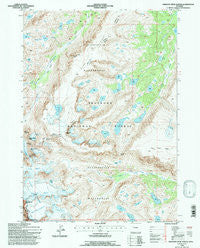 Fremont Peak North Wyoming Historical topographic map, 1:24000 scale, 7.5 X 7.5 Minute, Year 1991