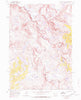 Fremont Peak South Wyoming Historical topographic map, 1:24000 scale, 7.5 X 7.5 Minute, Year 1968