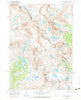 Fremont Peak South Wyoming Historical topographic map, 1:24000 scale, 7.5 X 7.5 Minute, Year 1968