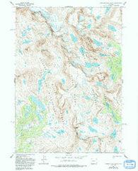 Fremont Peak South Wyoming Historical topographic map, 1:24000 scale, 7.5 X 7.5 Minute, Year 1968