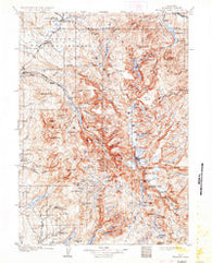 Fremont Peak Wyoming Historical topographic map, 1:125000 scale, 30 X 30 Minute, Year 1909